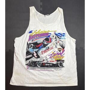 Vintage 1995 Indy 500 Blind Flight Tank Top Mens 2XL Grunge Single Nascar 90s